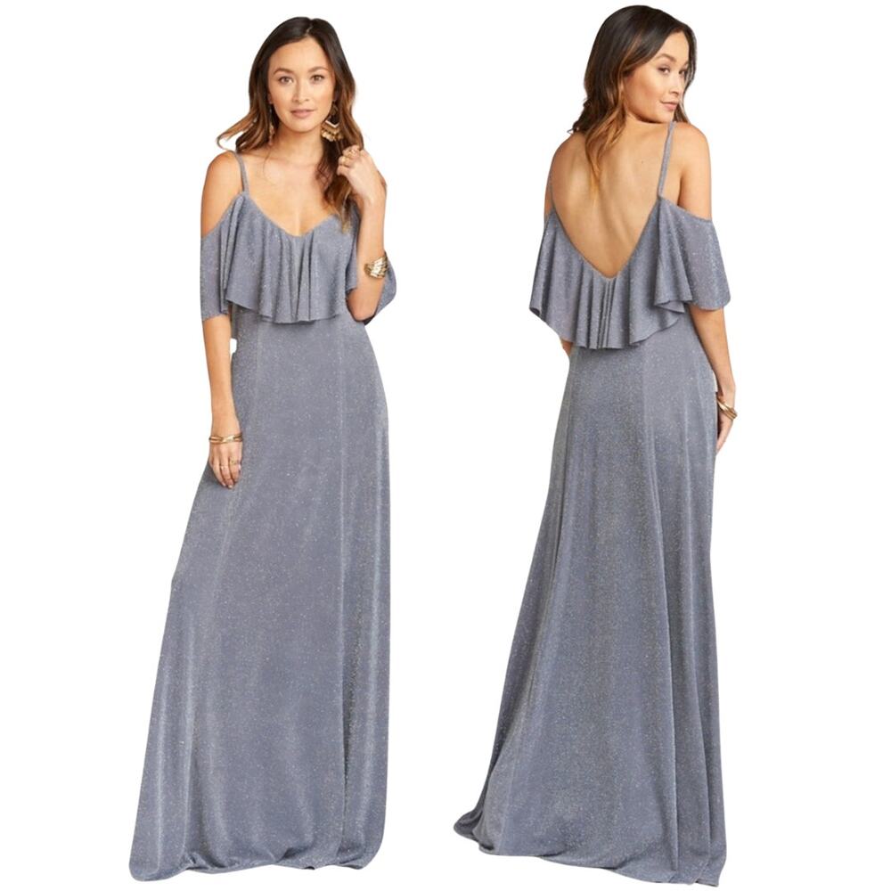 Show Me Your Mumu Renee Ruffle Maxi Dress Party Prom Formal Cocktail Wedding S